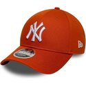 kapa-zaobljena-narancasta-snapback-9forty-m-crown-new-york-yankees-mlb-new-era