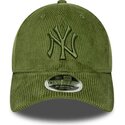 kapa-zaobljena-zelena-podesiv-9forty-m-crown-cord-new-york-yankees-mlb-new-era