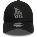 kapa-zaobljena-crna-podesiv-9forty-metallic-outline-los-angeles-dodgers-mlb-new-era