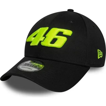 Kapa zaobljena crna podesiv 9FORTY Wordmark Valentino Rossi VR46 MotoGP New Era