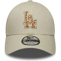 kapa-zaobljena-bez-podesiv-9forty-faux-pony-infill-los-angeles-dodgers-mlb-new-era