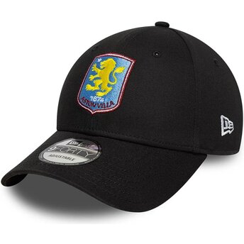Kapa zaobljena crna podesiv 9FORTY Core Aston Villa Football Club Premier League New Era