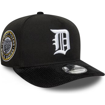 Kapa zaobljena crna snapback 19TWENTY Cooperstown Cord Detroit Tigers MLB New Era
