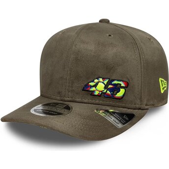 Kapa zaobljena zelena snapback 9SEVENTY Stretch Snap Flawless Valentino Rossi VR46 MotoGP New Era