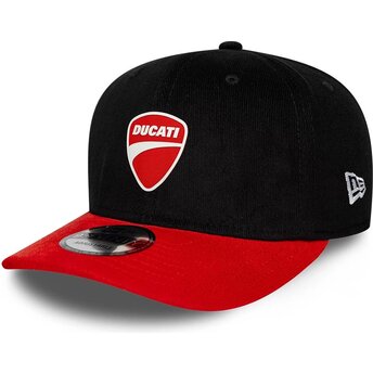 Kapa zaobljena crna snapback 9SEVENTY Stretch Snap Contrast Visor Ducati Motor MotoGP New Era