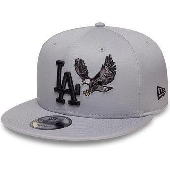 Kapa ravna siva snapback 9FIFTY Outdoor Icon Los Angeles Dodgers MLB New Era