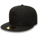 kapa-ravna-crna-prilagodena-59fifty-chicago-white-sox-mlb-new-era