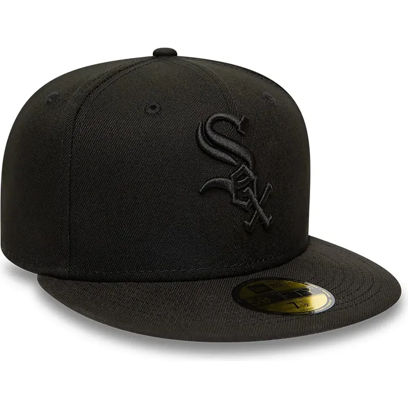 kapa-ravna-crna-prilagodena-59fifty-chicago-white-sox-mlb-new-era