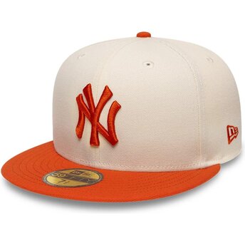 Kapa ravna bež prilagođena 59FIFTY League Essential New York Yankees MLB New Era