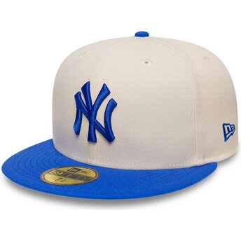 Kapa ravna bež prilagođena 59FIFTY League Essential New York Yankees MLB New Era
