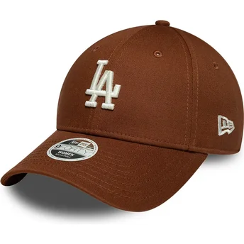 Kapa zaobljena smeđa podesiv 9FORTY League Essential Midi Los Angeles Dodgers MLB New Era