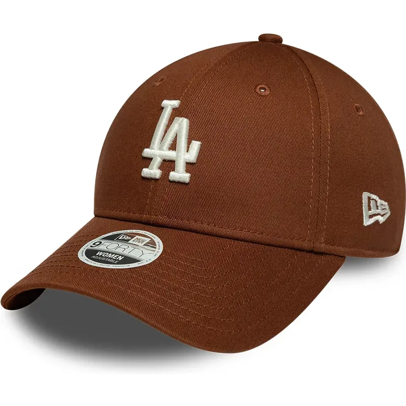 kapa-zaobljena-smeda-podesiv-9forty-league-essential-midi-los-angeles-dodgers-mlb-new-era