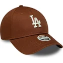 kapa-zaobljena-smeda-podesiv-9forty-league-essential-midi-los-angeles-dodgers-mlb-new-era