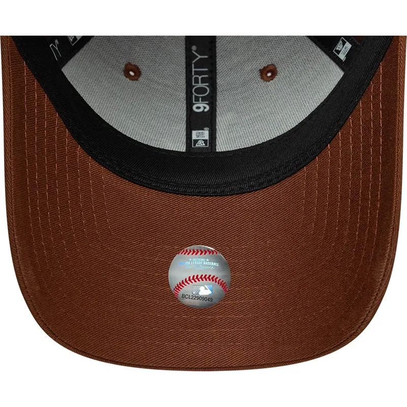 kapa-zaobljena-smeda-podesiv-9forty-league-essential-midi-los-angeles-dodgers-mlb-new-era