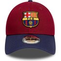 kapa-zaobljena-crvena-podesiv-9forty-contrast-fc-barcelona-laliga-new-era