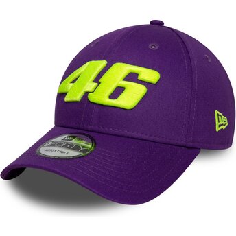 Kapa zaobljena ljubičasta podesiv 9FORTY Wordmark Valentino Rossi VR46 MotoGP New Era