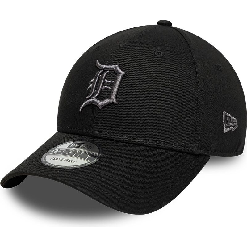 kapa-zaobljena-crna-podesiv-9forty-league-essential-detroit-tigers-mlb-new-era