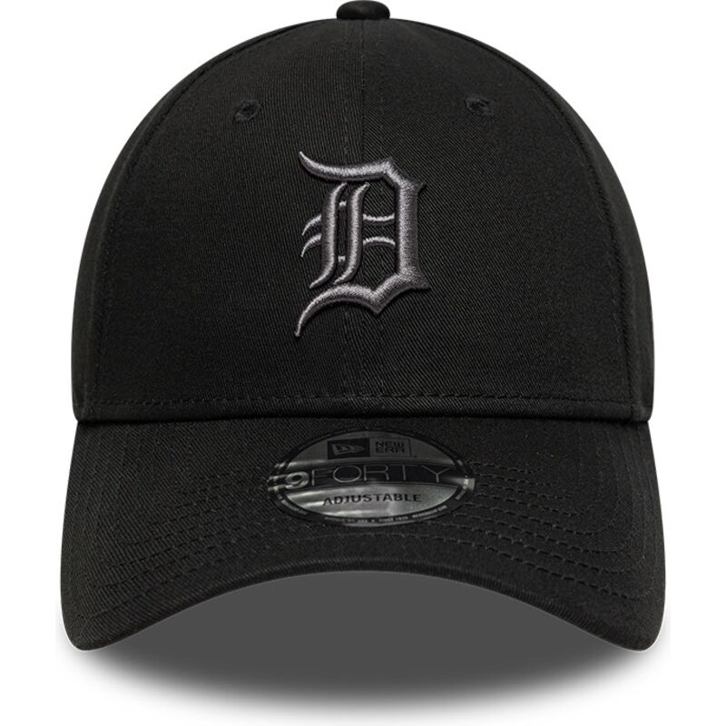 kapa-zaobljena-crna-podesiv-9forty-league-essential-detroit-tigers-mlb-new-era