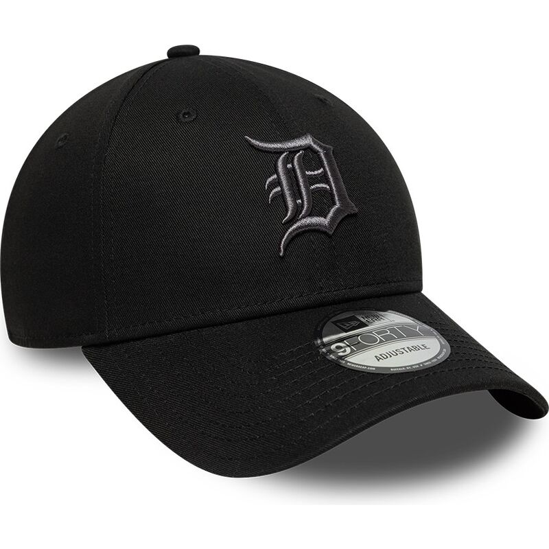 kapa-zaobljena-crna-podesiv-9forty-league-essential-detroit-tigers-mlb-new-era