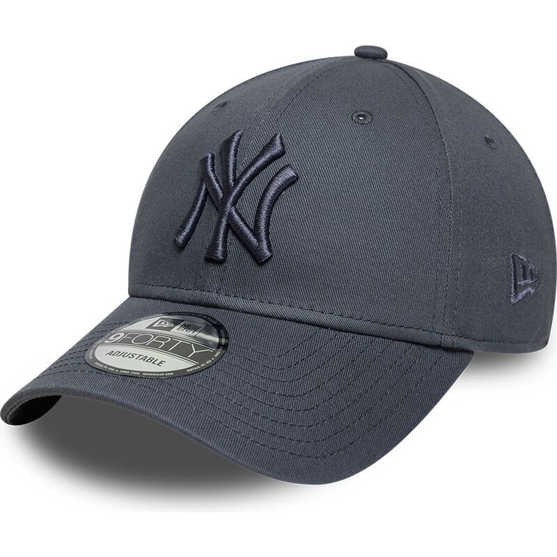 kapa-zaobljena-siva-podesiv-9forty-league-essential-new-york-yankees-mlb-new-era
