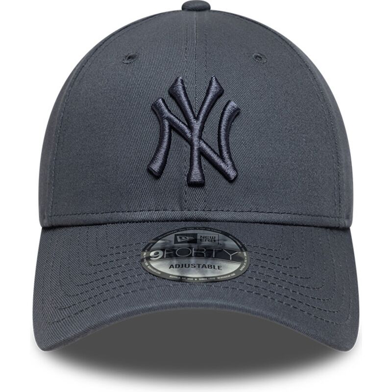 kapa-zaobljena-siva-podesiv-9forty-league-essential-new-york-yankees-mlb-new-era