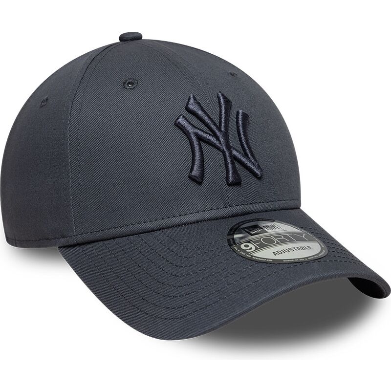 kapa-zaobljena-siva-podesiv-9forty-league-essential-new-york-yankees-mlb-new-era
