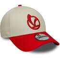 kapa-zaobljena-crvena-podesiv-9forty-contrast-visor-vespa-piaggio-new-era