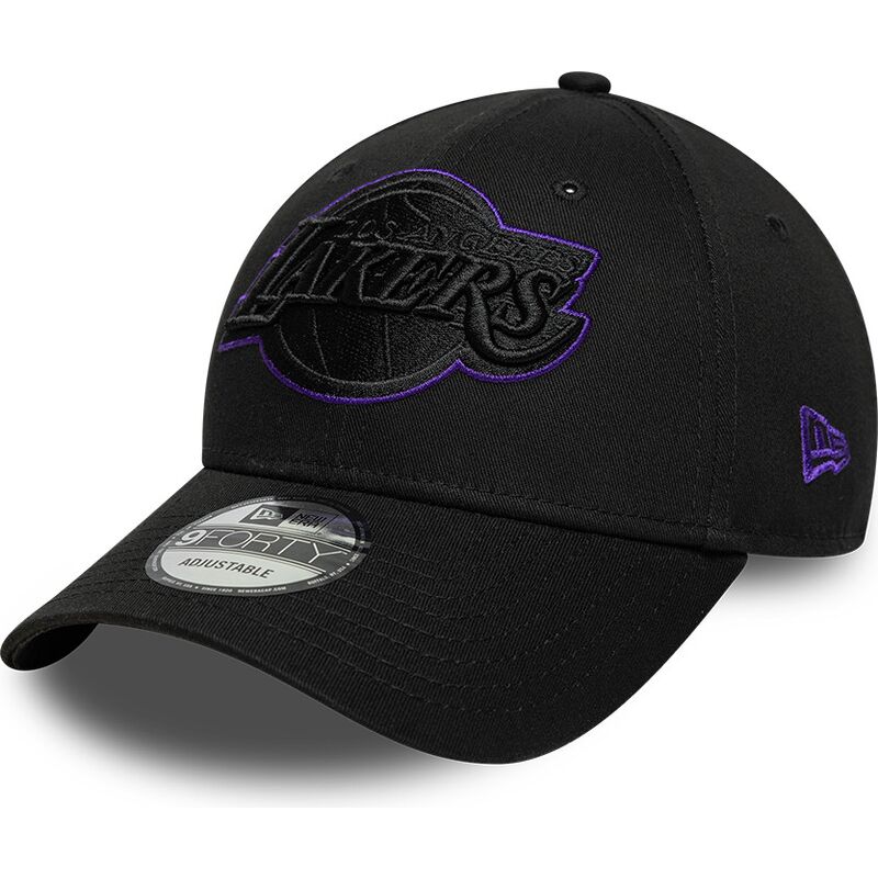 kapa-zaobljena-crna-podesiv-9forty-outline-los-angeles-lakers-nba-new-era