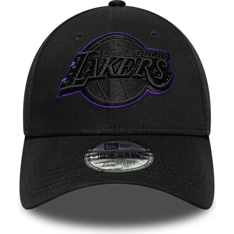 kapa-zaobljena-crna-podesiv-9forty-outline-los-angeles-lakers-nba-new-era