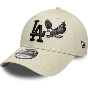 Kapa zaobljena bež podesiv 9FORTY Outdoor Icon Los Angeles Dodgers MLB New Era