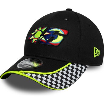 Kapa zaobljena crna podesiv 9FORTY M-Crown Check Valentino Rossi VR46 MotoGP New Era