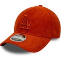 kapa-zaobljena-narancasta-podesiv-9forty-m-crown-cord-los-angeles-dodgers-mlb-new-era