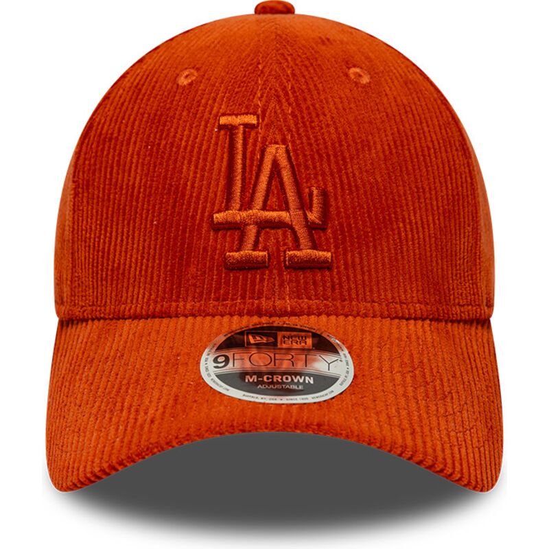 kapa-zaobljena-narancasta-podesiv-9forty-m-crown-cord-los-angeles-dodgers-mlb-new-era