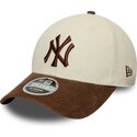 kapa-zaobljena-smeda-podesiv-9forty-m-crown-cord-new-york-yankees-mlb-new-era
