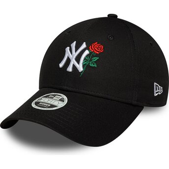 Kapa zaobljena crna podesiv 9FORTY Flower Icon New York Yankees MLB New Era