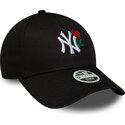 kapa-zaobljena-crna-podesiv-9forty-flower-icon-new-york-yankees-mlb-new-era