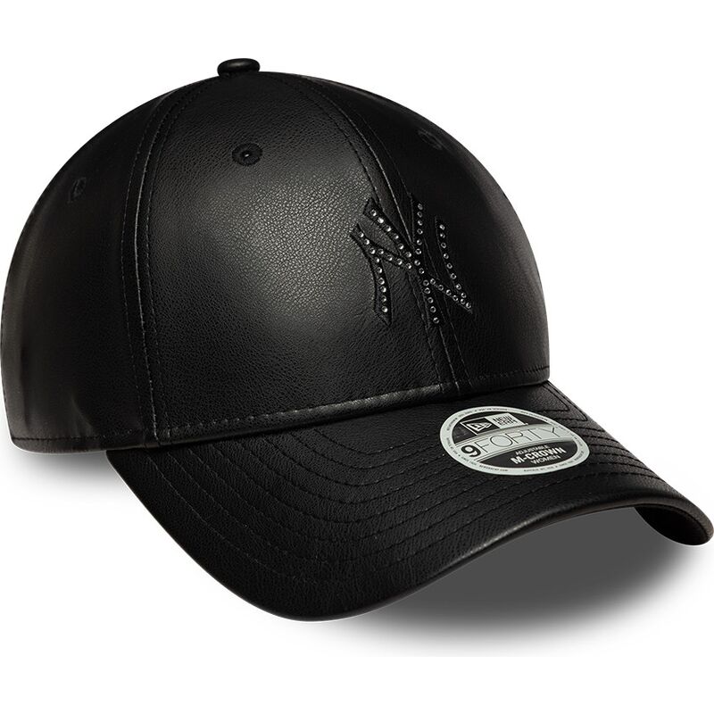 kapa-zaobljena-crna-snapback-9forty-m-crown-pu-diamante-new-york-yankees-mlb-new-era