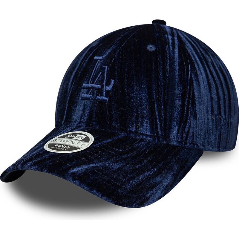 kapa-zaobljena-mornarsko-plava-podesiv-9twenty-velour-los-angeles-dodgers-mlb-new-era