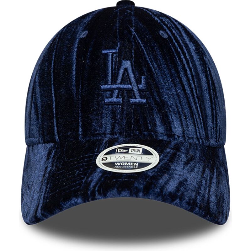 kapa-zaobljena-mornarsko-plava-podesiv-9twenty-velour-los-angeles-dodgers-mlb-new-era