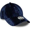 kapa-zaobljena-mornarsko-plava-podesiv-9twenty-velour-los-angeles-dodgers-mlb-new-era