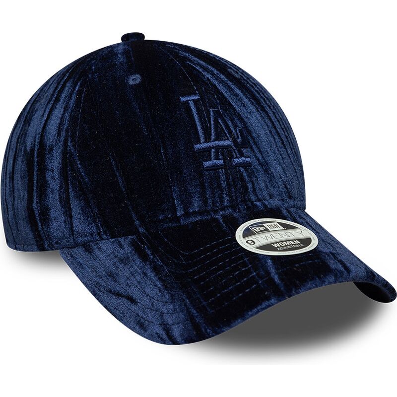 kapa-zaobljena-mornarsko-plava-podesiv-9twenty-velour-los-angeles-dodgers-mlb-new-era