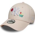 kapa-zaobljena-ruzicasta-podesiv-za-djecu-9forty-food-icon-cupcake-new-york-yankees-mlb-new-era