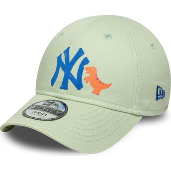 Kapa zaobljena zelena podesiv za djecu 9FORTY Dino Icon New York Yankees MLB New Era