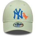 kapa-zaobljena-zelena-podesiv-za-djecu-9forty-dino-icon-new-york-yankees-mlb-new-era