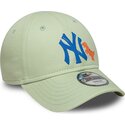 kapa-zaobljena-zelena-podesiv-za-djecu-9forty-dino-icon-new-york-yankees-mlb-new-era