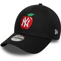 kapa-zaobljena-crna-podesiv-za-djecu-9forty-fruit-icon-apple-new-york-yankees-mlb-new-era