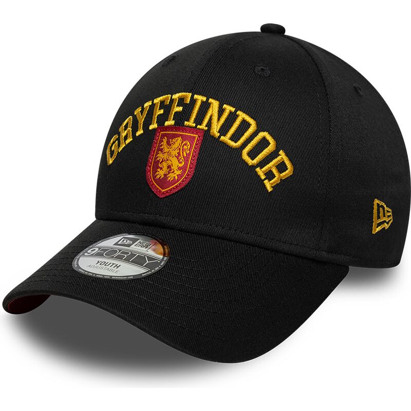 kapa-zaobljena-crna-snapback-za-djecu-9forty-wordmark-gryffindor-harry-potter-new-era