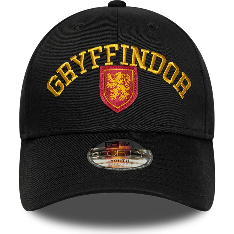 kapa-zaobljena-crna-snapback-za-djecu-9forty-wordmark-gryffindor-harry-potter-new-era