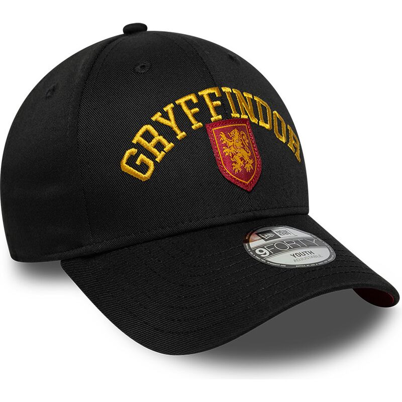 kapa-zaobljena-crna-snapback-za-djecu-9forty-wordmark-gryffindor-harry-potter-new-era