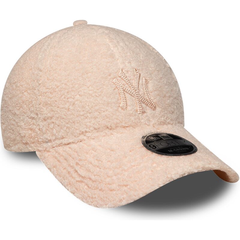 kapa-zaobljena-ruzicasta-snapback-za-djecu-rosa-9forty-m-crown-winter-borg-new-york-yankees-mlb-new-era